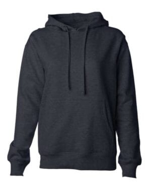 CHARCOAL HEATHER Independent trading co SS008 women's midweight hooded sweatshirt