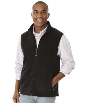 BLACK Charles river 9503CR men's ridgeline fleece vest