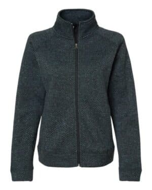 J america 8716 women's traverse full-zip sweater