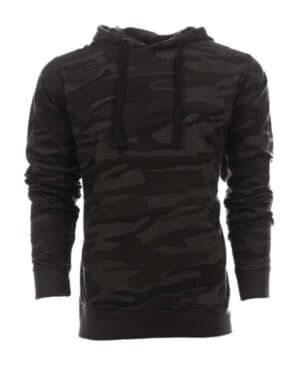 5605 women's enzyme-washed french terry hooded sweatshirt