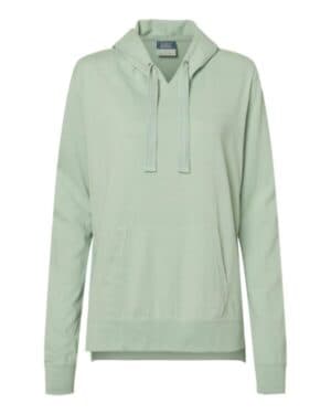 Mv sport W21404 women's sueded jersey hooded sweatshirt