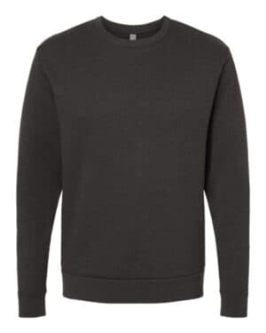 HEATHER BLACK Next level 9002 malibu crewneck sweatshirt