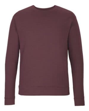 HEATHER MAROON Next level 9002 malibu crewneck sweatshirt