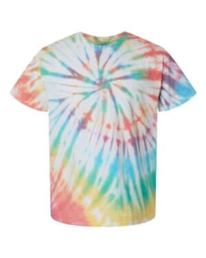 Dyenomite 200MS multi-color spiral tie-dyed t-shirt