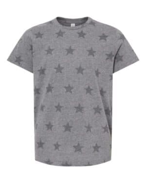 GRANITE HEATHER STAR Code five 2229 youth star print tee
