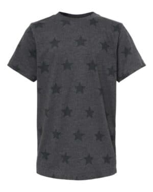 SMOKE STAR Code five 2229 youth star print tee