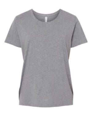 GRANITE HEATHER Lat 3816 curvy collection women's fine jersey tee