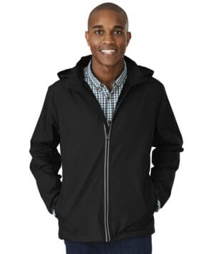Charles river 9706CR pack-n-go full zip reflective jacket