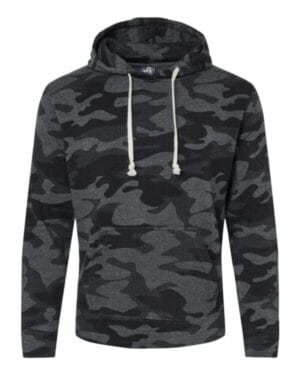 J america 8871 triblend fleece hooded sweatshirt