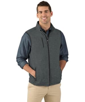 Charles river 9722CR men's pacific heathered vest