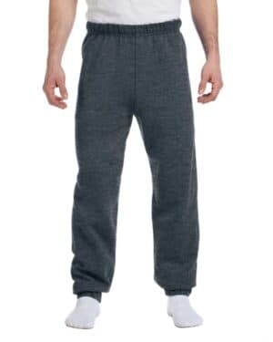 BLACK HEATHER Jerzees 973 adult nublend fleece sweatpant