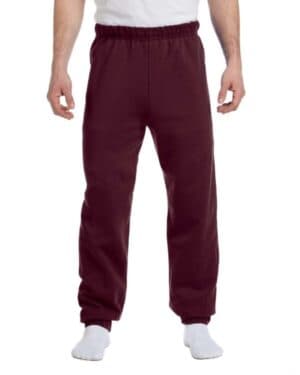 MAROON Jerzees 973 adult nublend fleece sweatpant