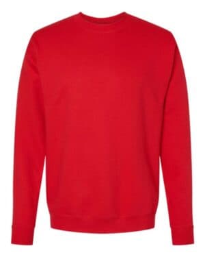 ATHLETIC RED Hanes RS160 perfect fleece crewneck sweatshirt