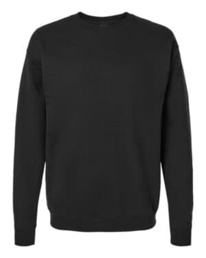 BLACK Hanes RS160 perfect fleece crewneck sweatshirt