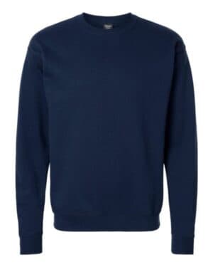 NAVY Hanes RS160 perfect fleece crewneck sweatshirt