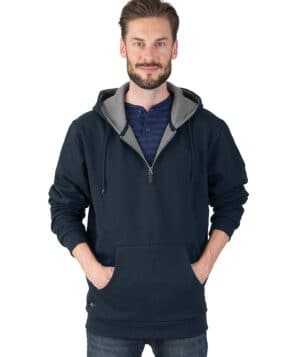 Charles river 9753CR tradesman quarter zip sweatshirt