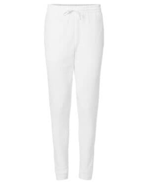 WHITE/ WHITE Jerzees 975MPR adult nublend jogger