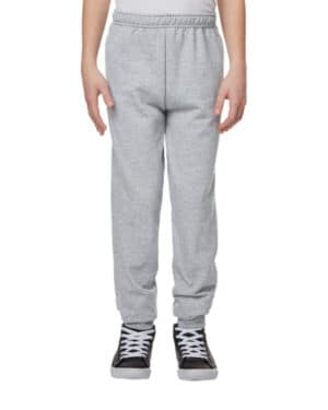 ATHLETIC HEATHER Jerzees 975YR youth nublend youth fleece jogger