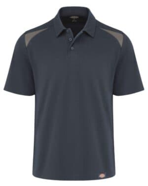 DARK NAVY/ SMOKE Dickies LS66 team performance short sleeve work shirt