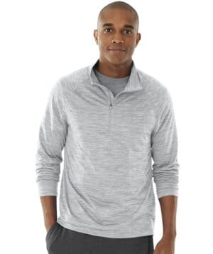 GREY Charles river 9763CR men's space dye performance pullover