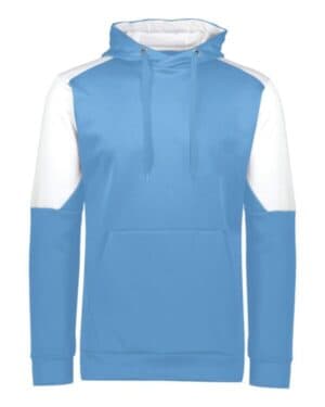 COLUMBIA BLUE/ WHITE Holloway 222540 blue chip hooded sweatshirt