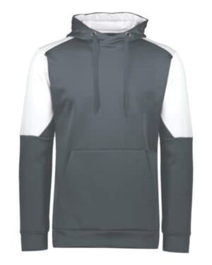 IRON/ WHITE Holloway 222540 blue chip hooded sweatshirt