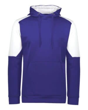 PURPLE/ WHITE Holloway 222540 blue chip hooded sweatshirt