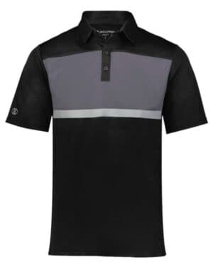 BLACK/ CARBON Holloway 222576 prism bold polo