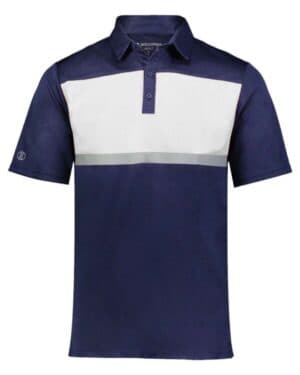 NAVY/ WHITE Holloway 222576 prism bold polo