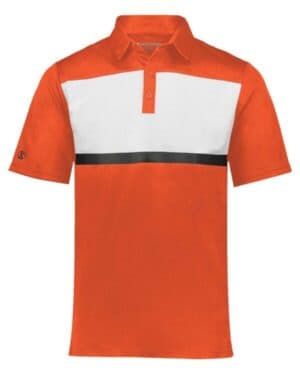 ORANGE/ WHITE Holloway 222576 prism bold polo