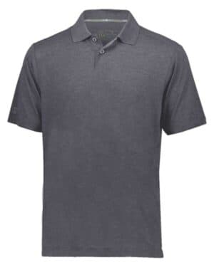 CARBON HEATHER Holloway 222575 repreve eco polo