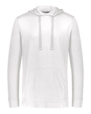 WHITE Holloway 222577 repreve eco hooded sweatshirt