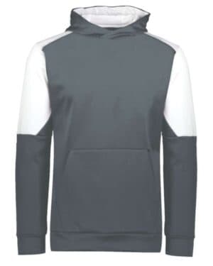 Holloway 222640 youth blue chip hooded sweatshirt