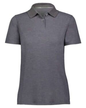 CARBON HEATHER Holloway 222775 women's repreve eco polo