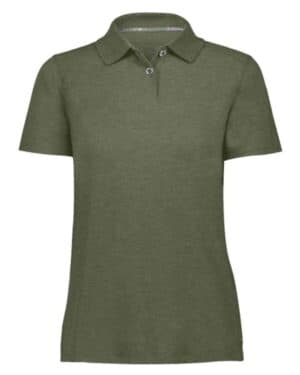 OLIVE HEATHER Holloway 222775 women's repreve eco polo