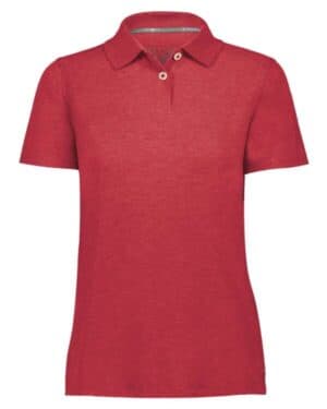 SCARLET HEATHER Holloway 222775 women's repreve eco polo
