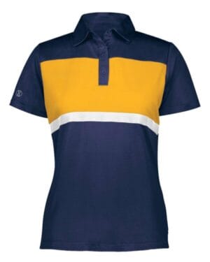 NAVY/ GOLD Holloway 222776 women's prism bold polo