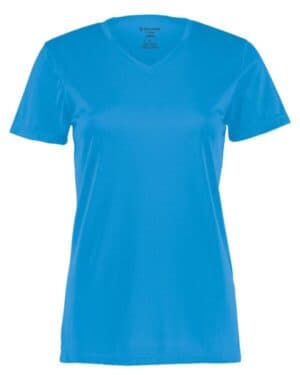POWER BLUE Holloway 222820 women's momentum v-neck t-shirt