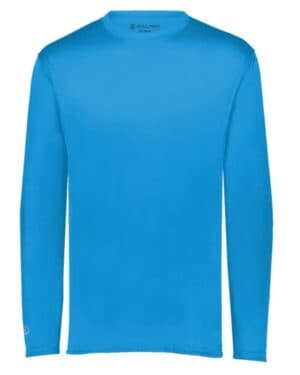 POWER BLUE Holloway 222822 momentum long sleeve t-shirt