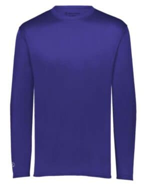 PURPLE Holloway 222822 momentum long sleeve t-shirt
