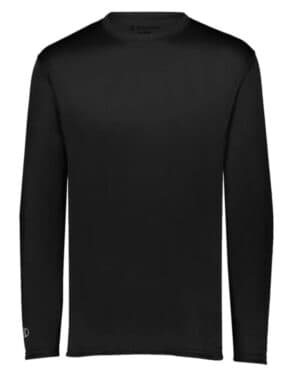 BLACK Holloway 222823 youth momentum long sleeve t-shirt
