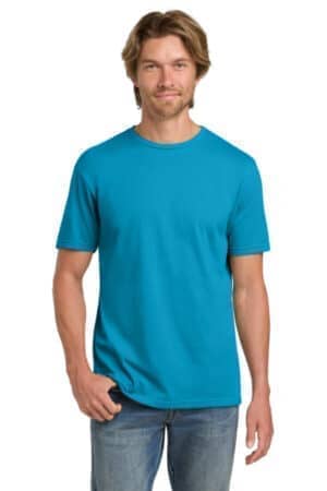 CARIBBEAN BLUE 980 gildan 100% ring spun cotton t-shirt