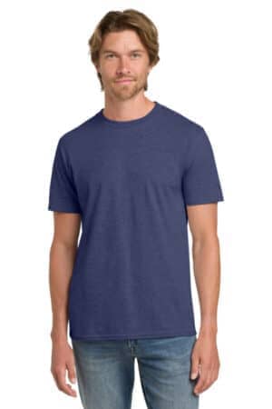 HEATHER BLUE 980 gildan 100% ring spun cotton t-shirt