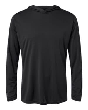 BLACK Holloway 222830 momentum hooded long sleeve t-shirt