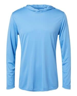 COLUMBIA BLUE Holloway 222830 momentum hooded long sleeve t-shirt