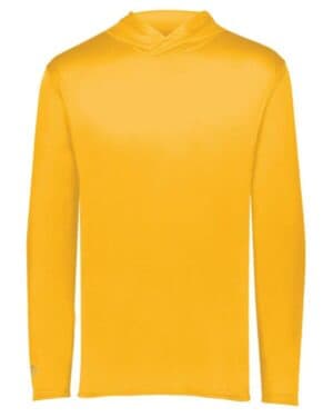 GOLD Holloway 222830 momentum hooded long sleeve t-shirt