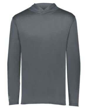 GRAPHITE Holloway 222831 youth momentum hooded long sleeve t-shirt