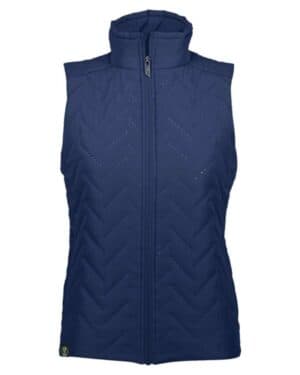 NAVY Holloway 229713 women's repreve eco quilted vest