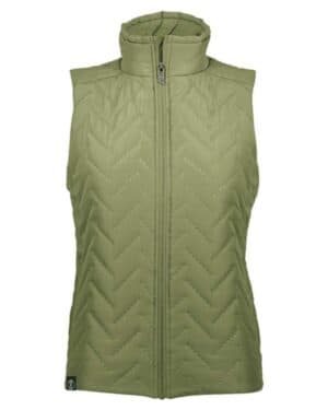 OLIVE Holloway 229713 women's repreve eco quilted vest