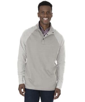 HEATHER GREY Charles river 9826CR men's falmouth pullover